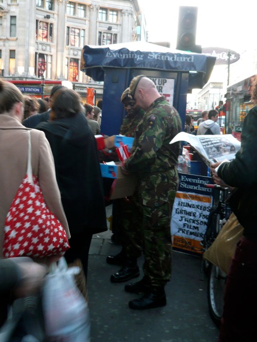 Poppy Appeal @ Oxford Circus